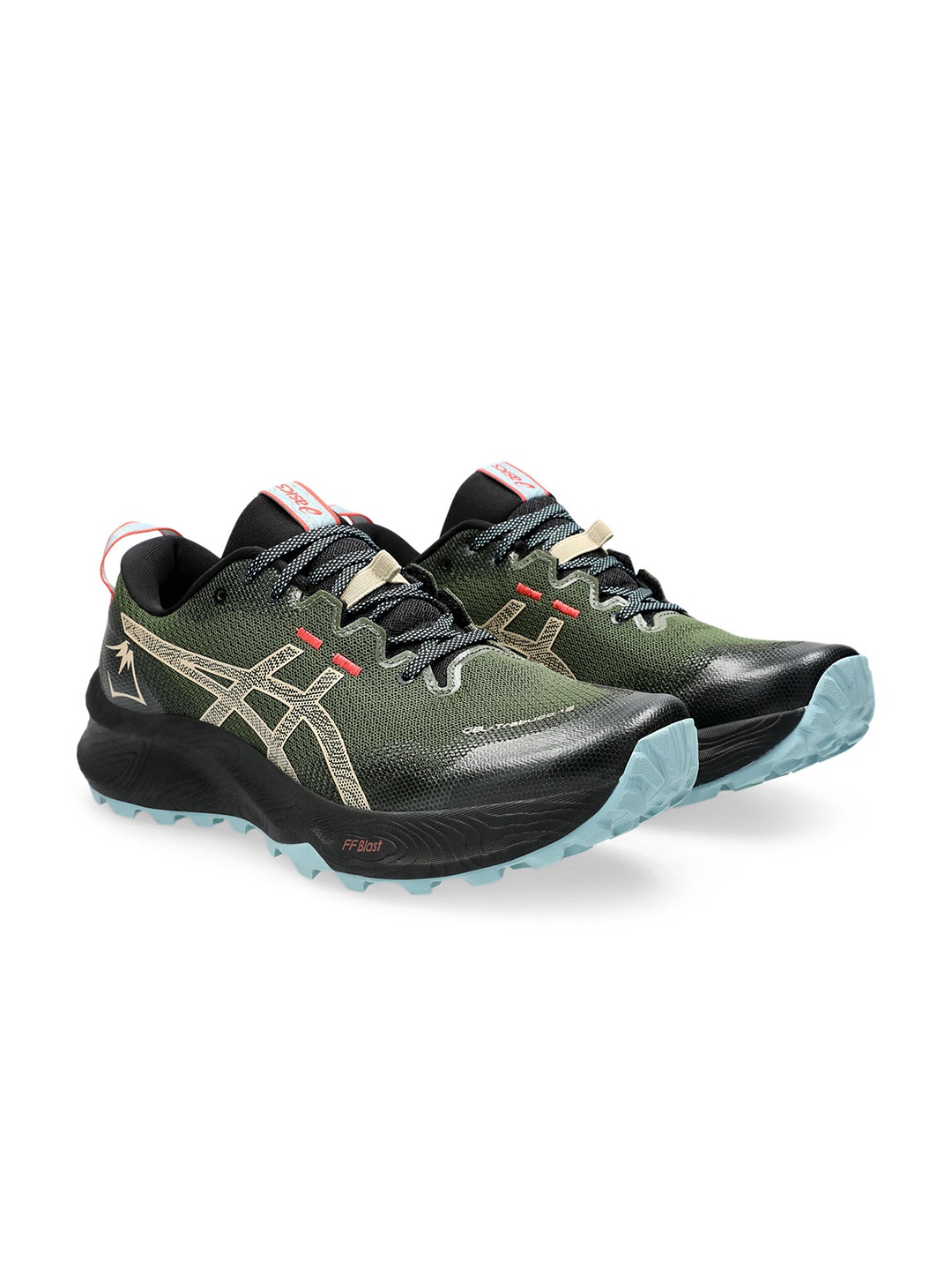 

ASICS Men Woven Design Gel-Trabuco 12 Running Shoes, Olive