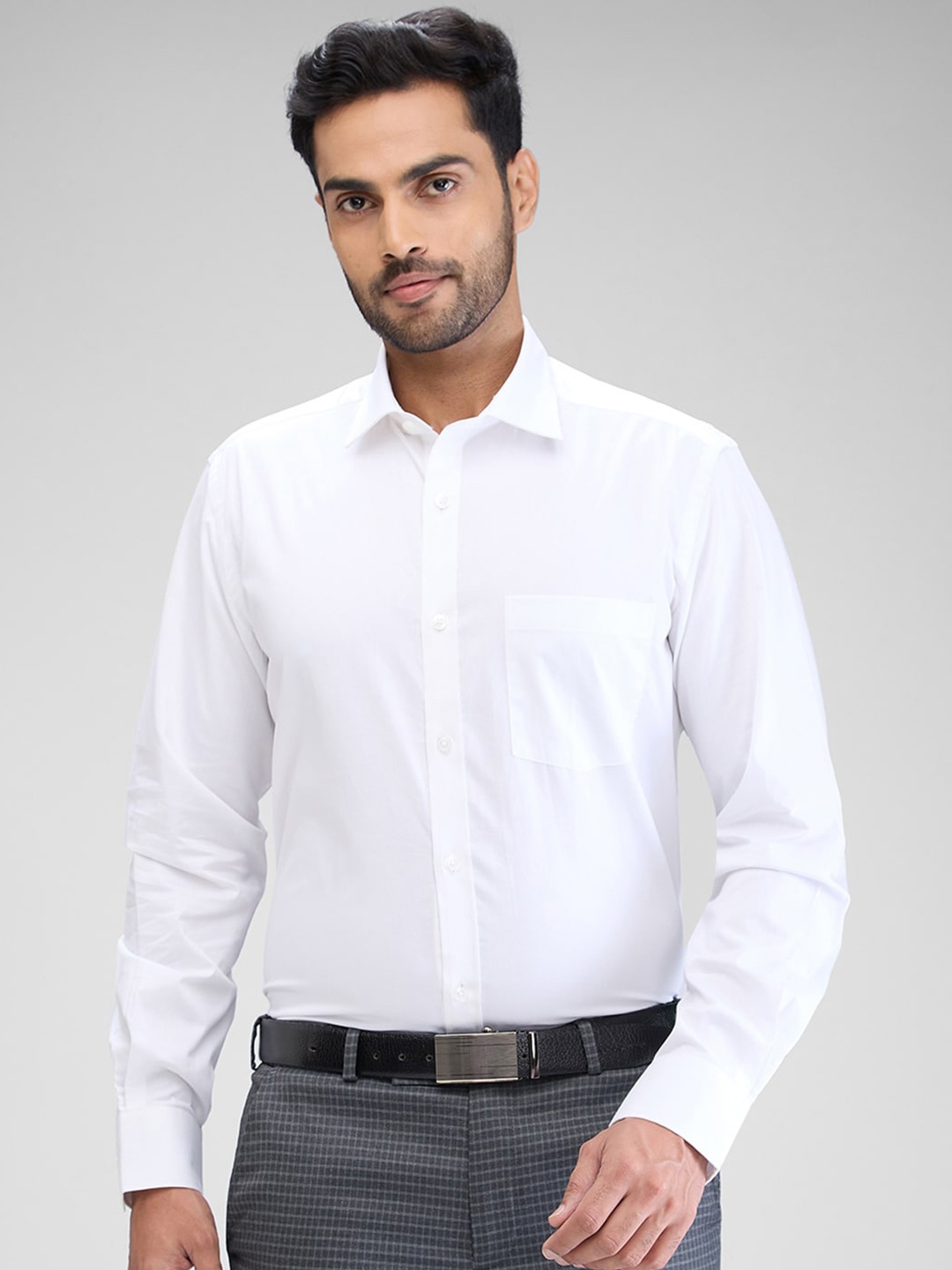 

Park Avenue Men Opaque Formal Shirt, White