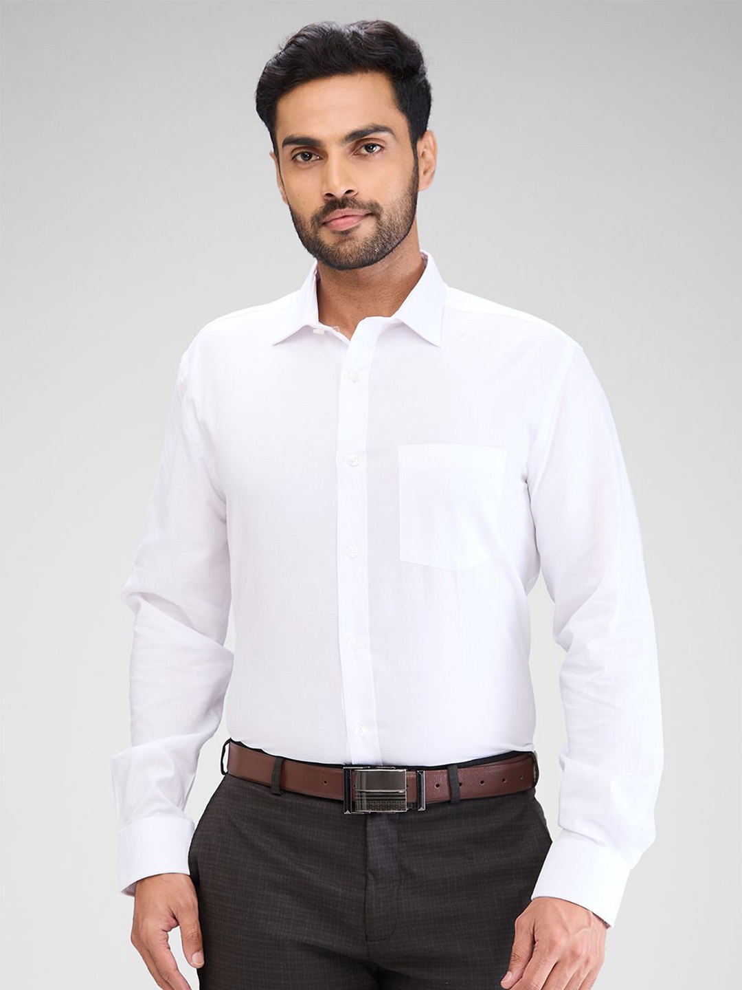 

Park Avenue Men Opaque Formal Shirt, White