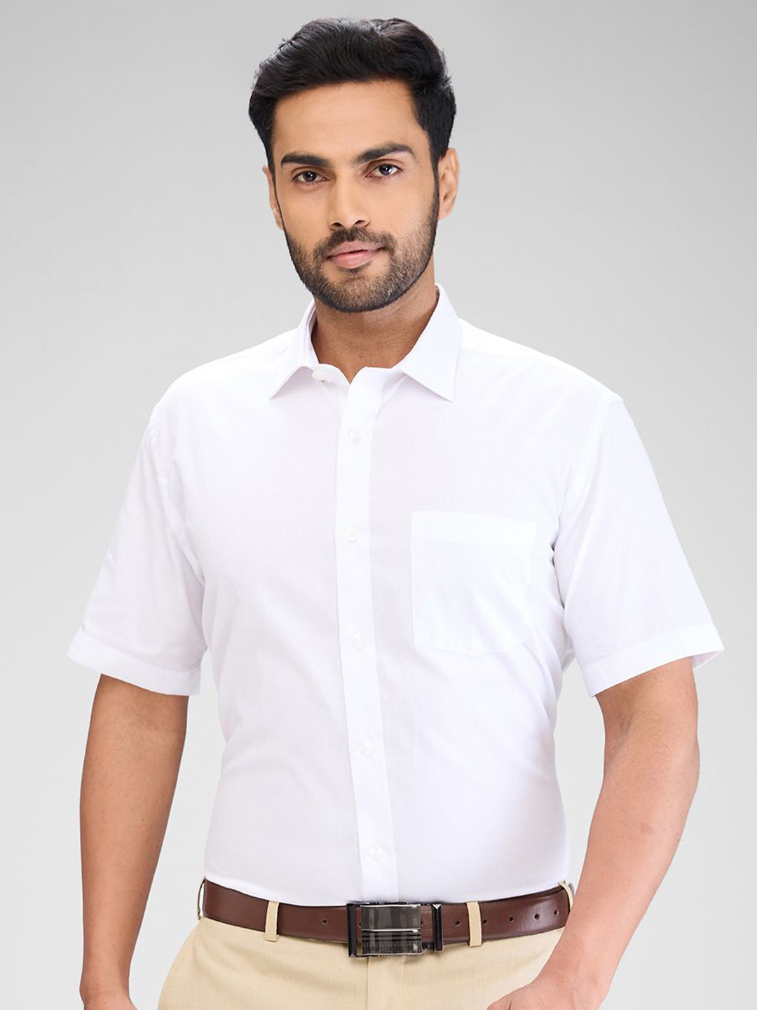 

Park Avenue Men Opaque Formal Shirt, White