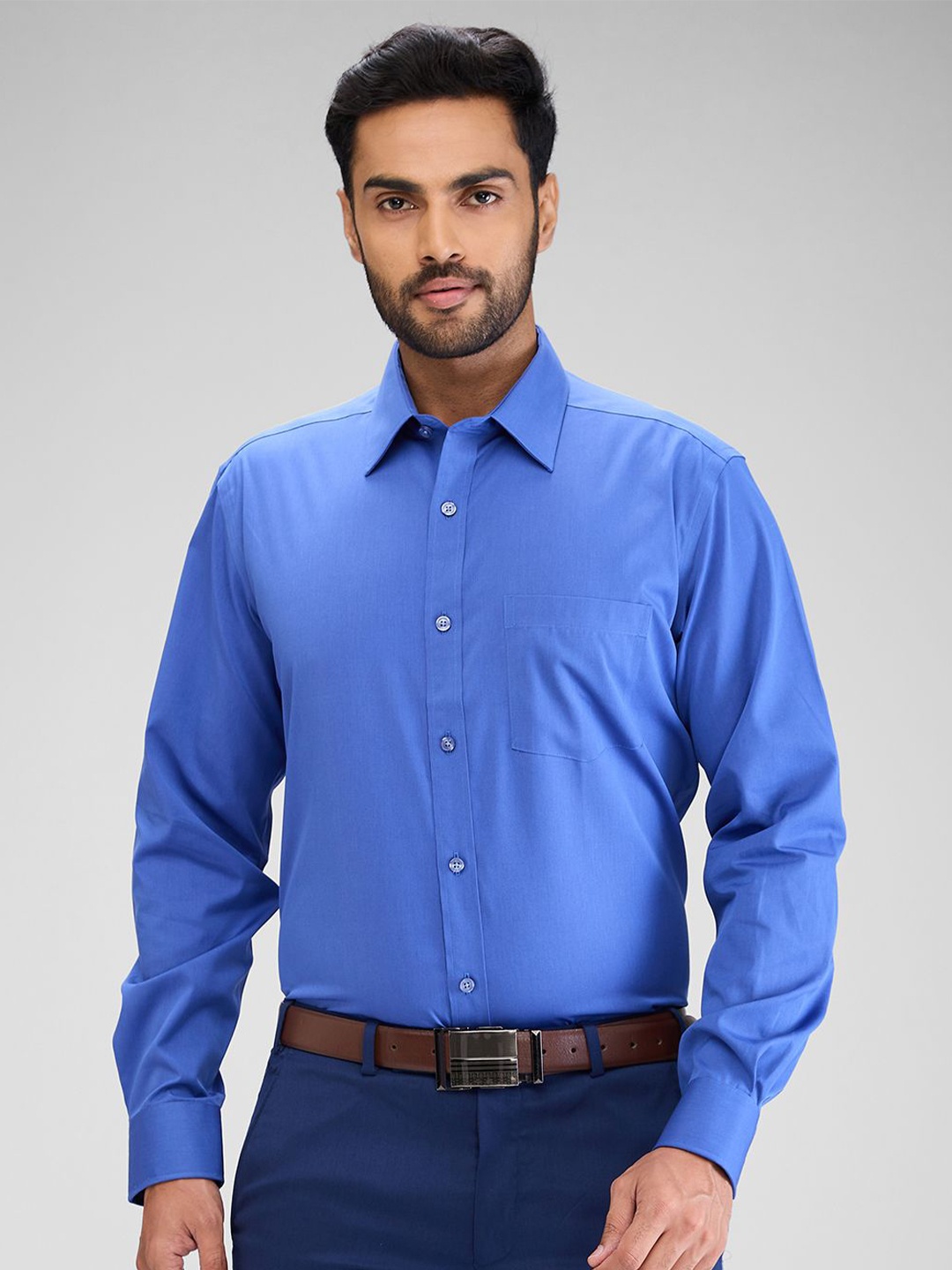 

Park Avenue Men Opaque Formal Shirt, Blue