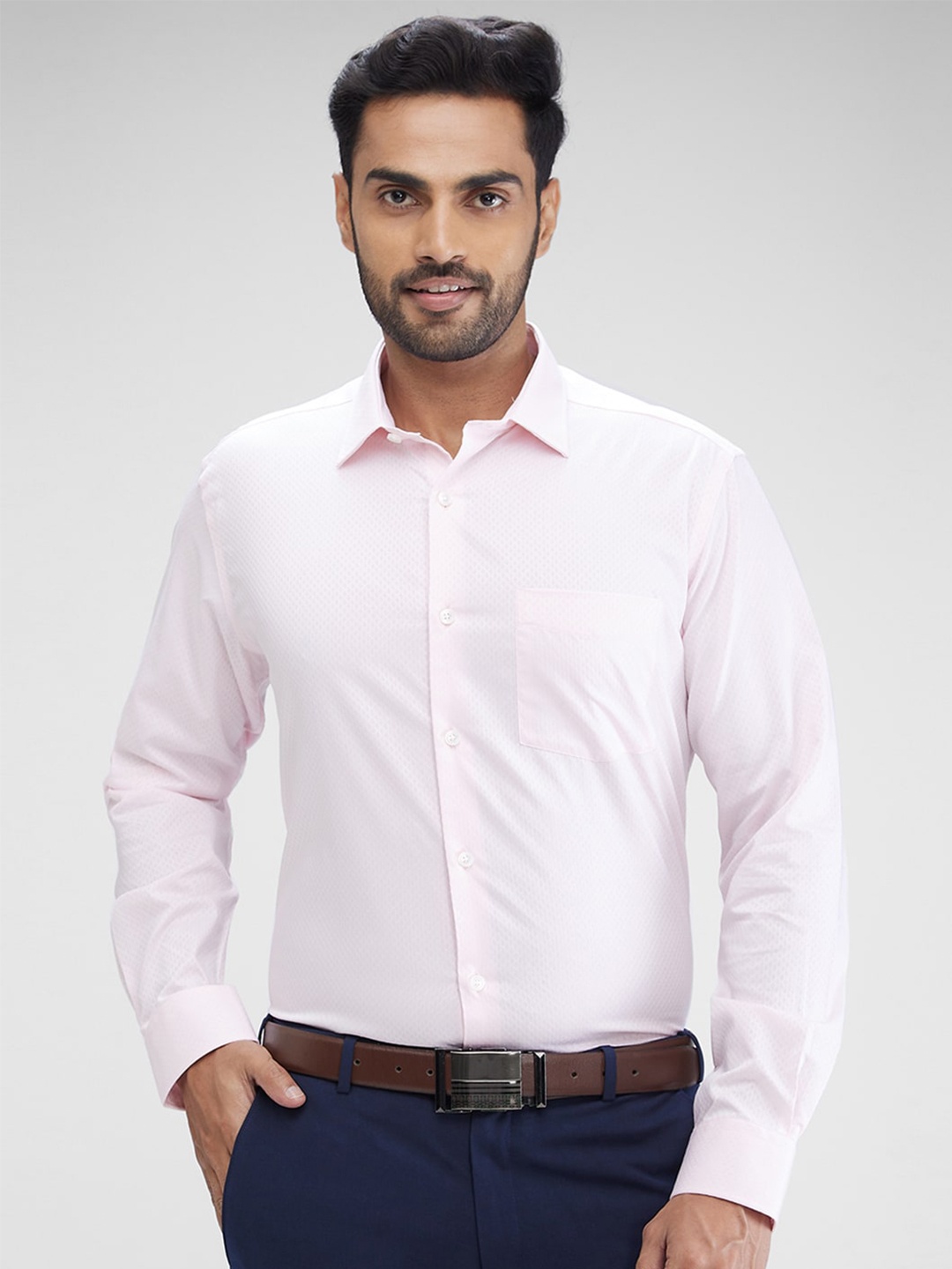 

Park Avenue Men Opaque Formal Shirt, Red