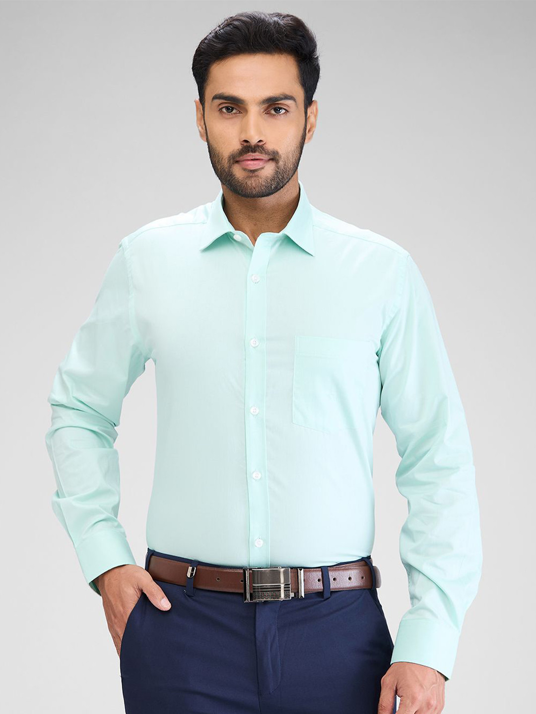 

Park Avenue Men Opaque Formal Shirt, Blue