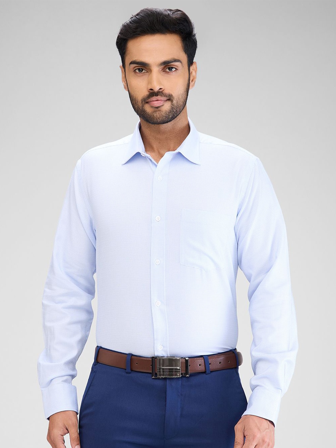 

Park Avenue Men Opaque Formal Shirt, Blue
