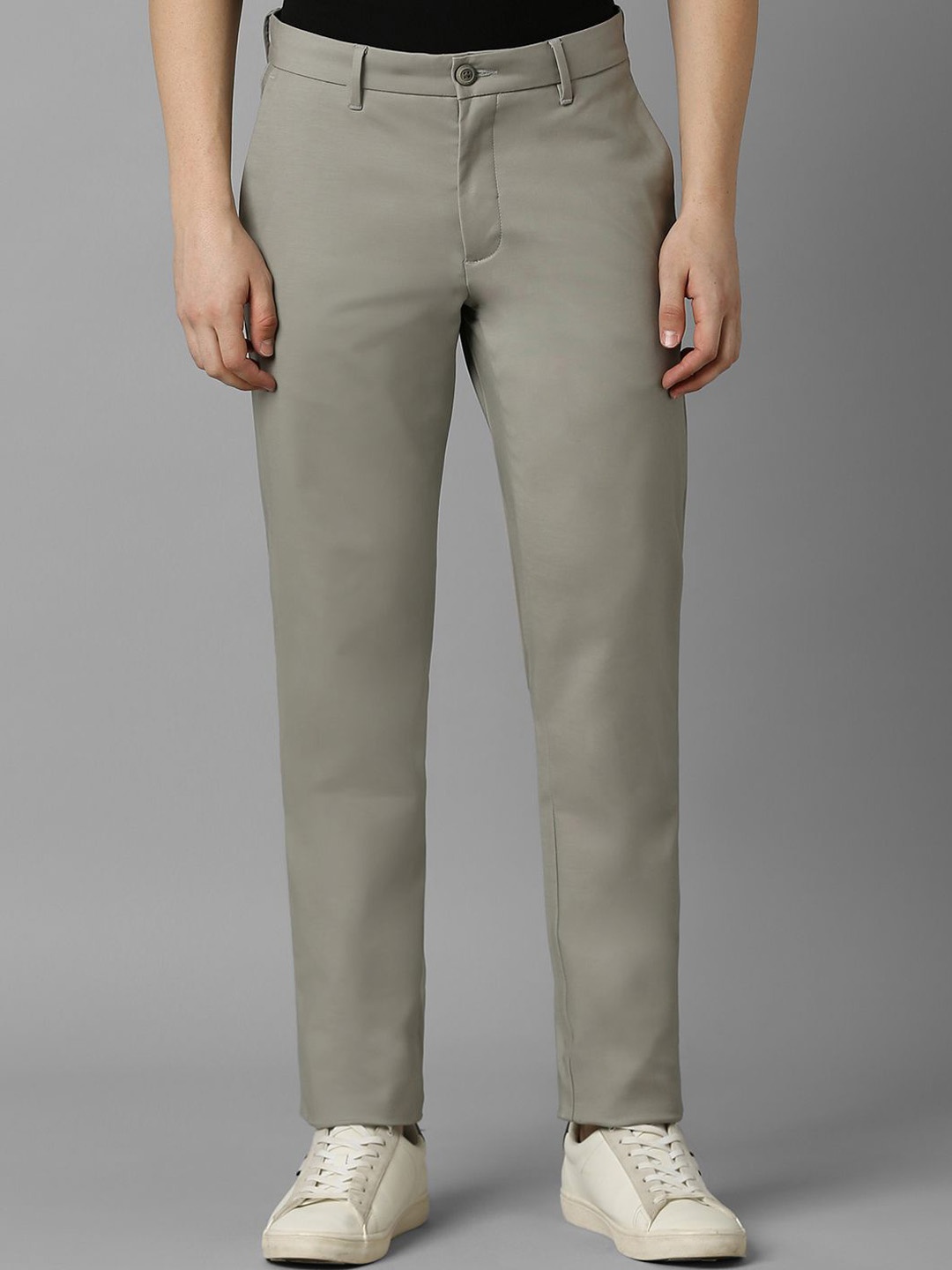 

Louis Philippe Sport Men Slim Fit Trousers, Grey