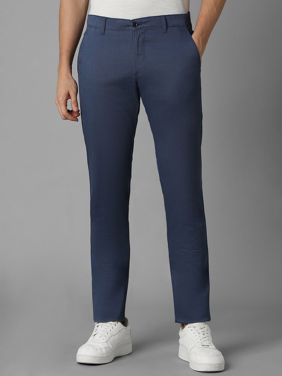 

Louis Philippe Sport Men Slim Fit Trousers, Blue