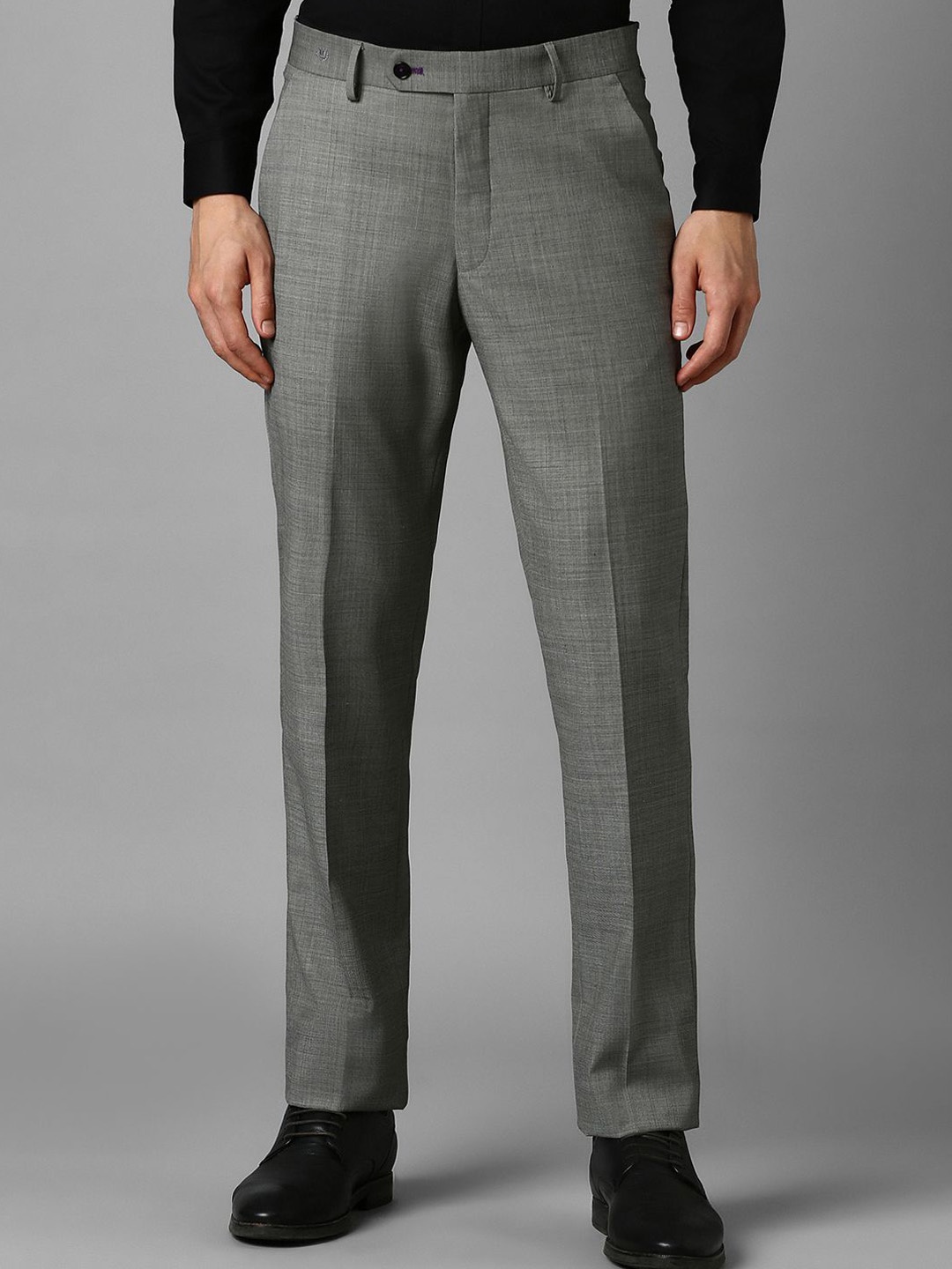 

Luxure by Louis Philippe Men Slim Fit Trousers, Grey