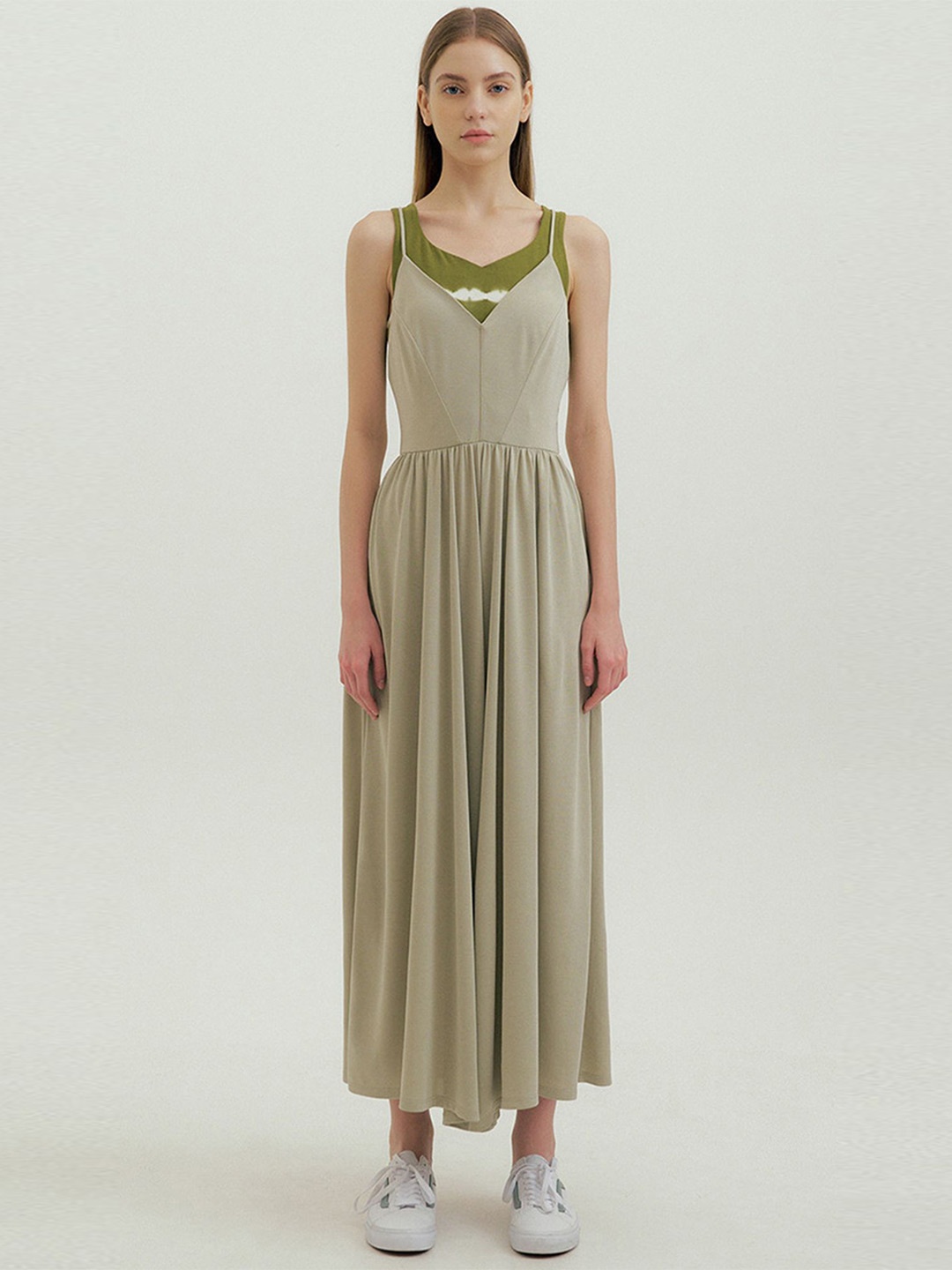 

LULU & SKY Culotte Jumpsuit, Green