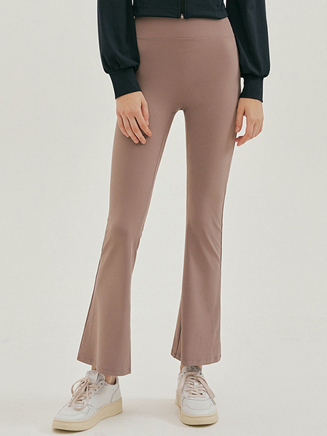 LULU & SKY Women Bootcut-Fit Track Pants, Brown
