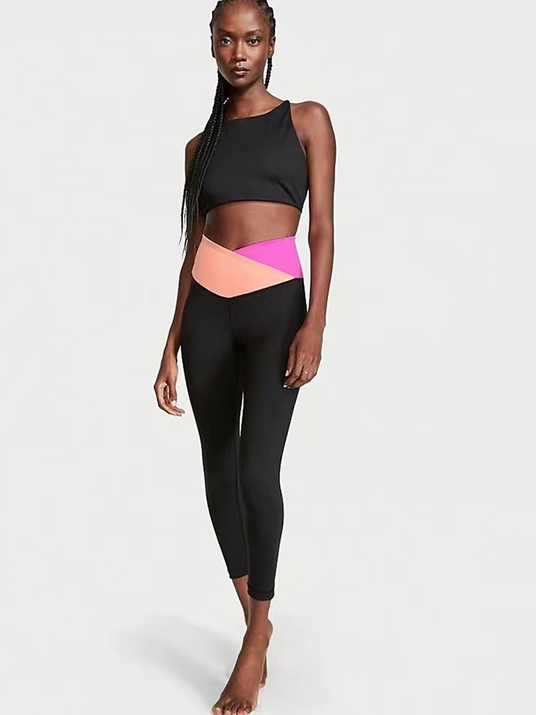 

LULU & SKY Skin-Fit Ankle-Length Tights, Black