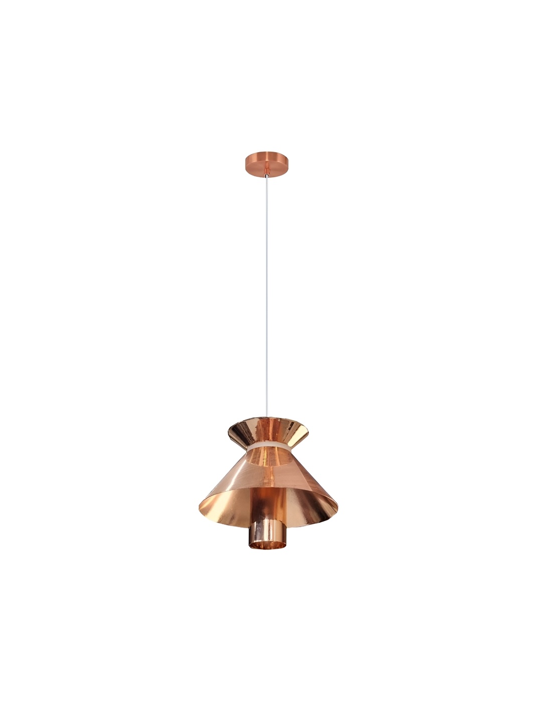 

DENICRAAS Gold-Toned Aluminium Bell Contemporary Ceiling Lamps