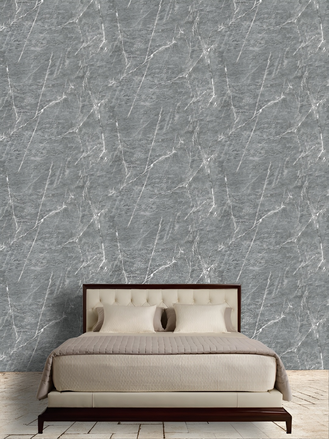 

Asian royal Grey Abstract Printed Self Adhesive Waterproof Wall Sticker