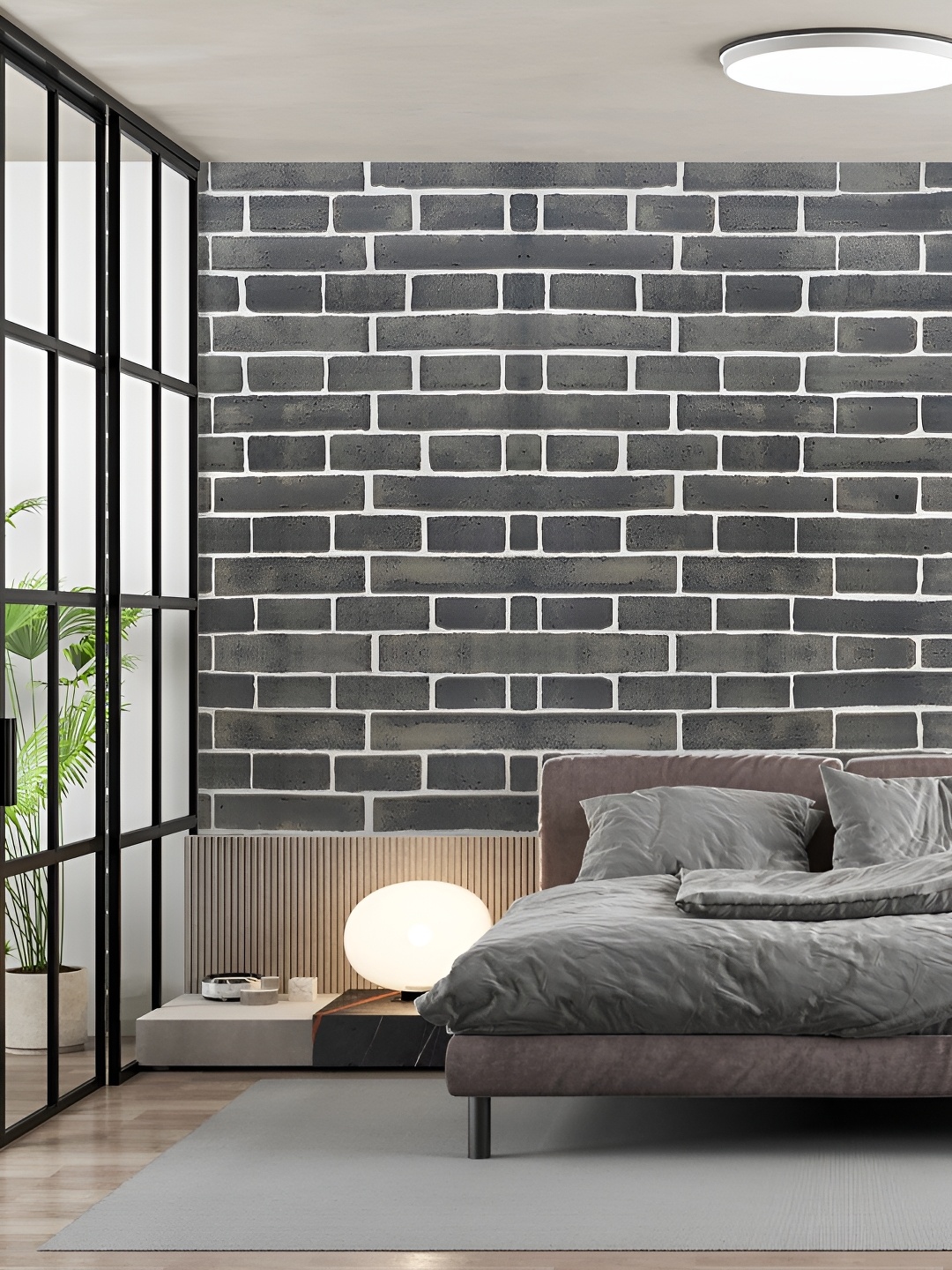 

Asian royal Grey Geometric Self Adhesive Heat Resistant Waterproof Wall Sticker