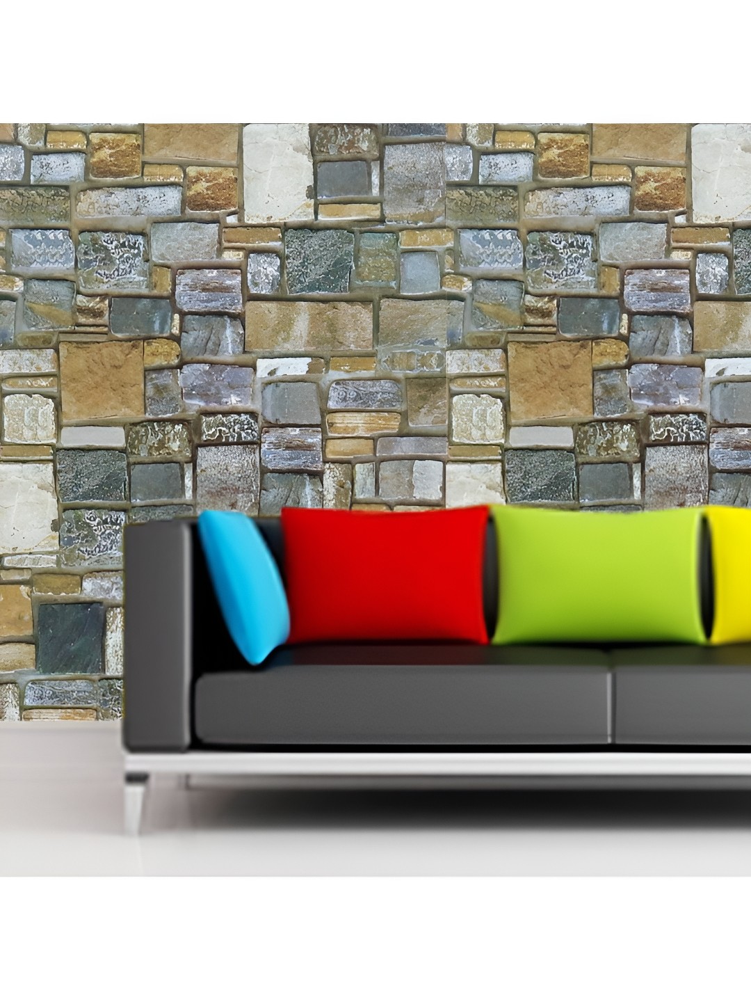 

Asian royal Grey Abstract Self Adhesive Heat Resistant Waterproof Wall Sticker