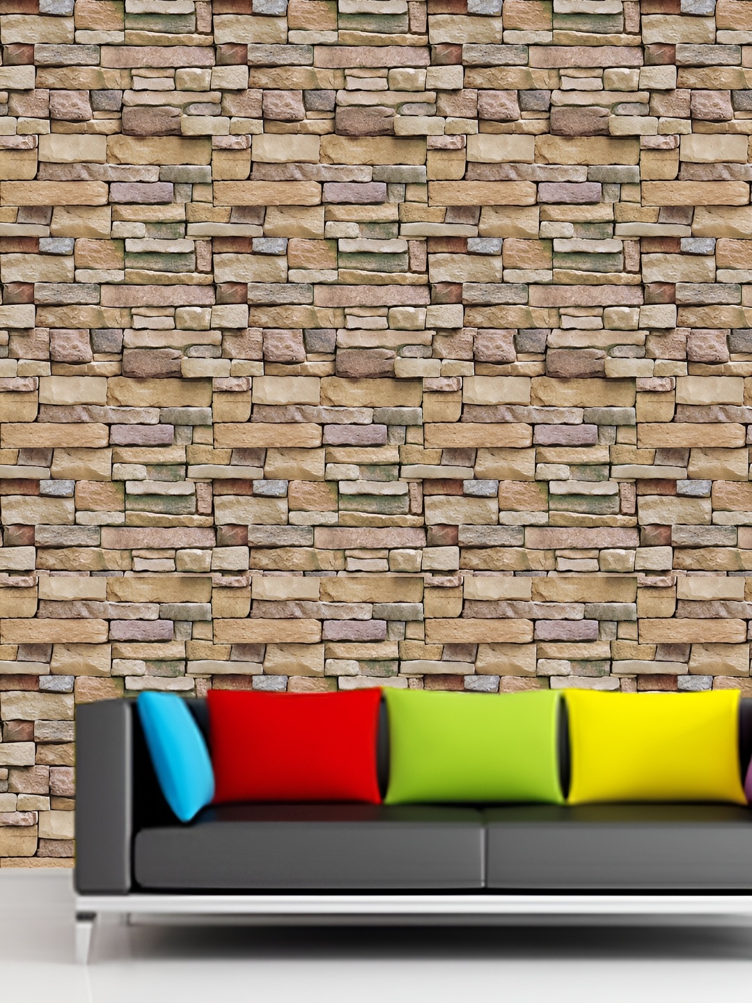 

Asian royal Brown Abstract Self Adhesive Heat Resistant Waterproof Wall Sticker