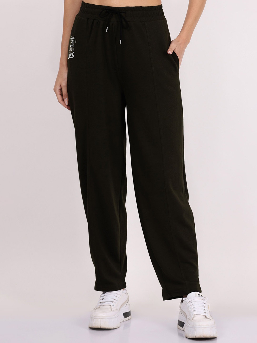 BAESD Women Relaxed-Fit Joggers, Black