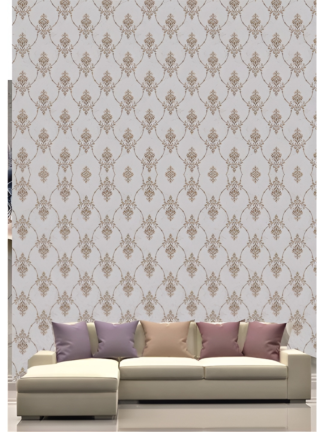 

Aura Unisex Grey Abstract Self-Adhesive Wall Sticker