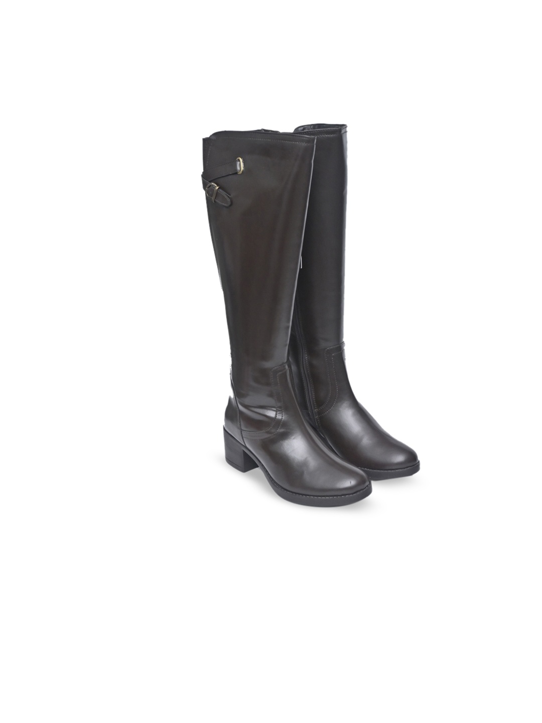 

Alleviater Women Block-Heeled Boots, Black
