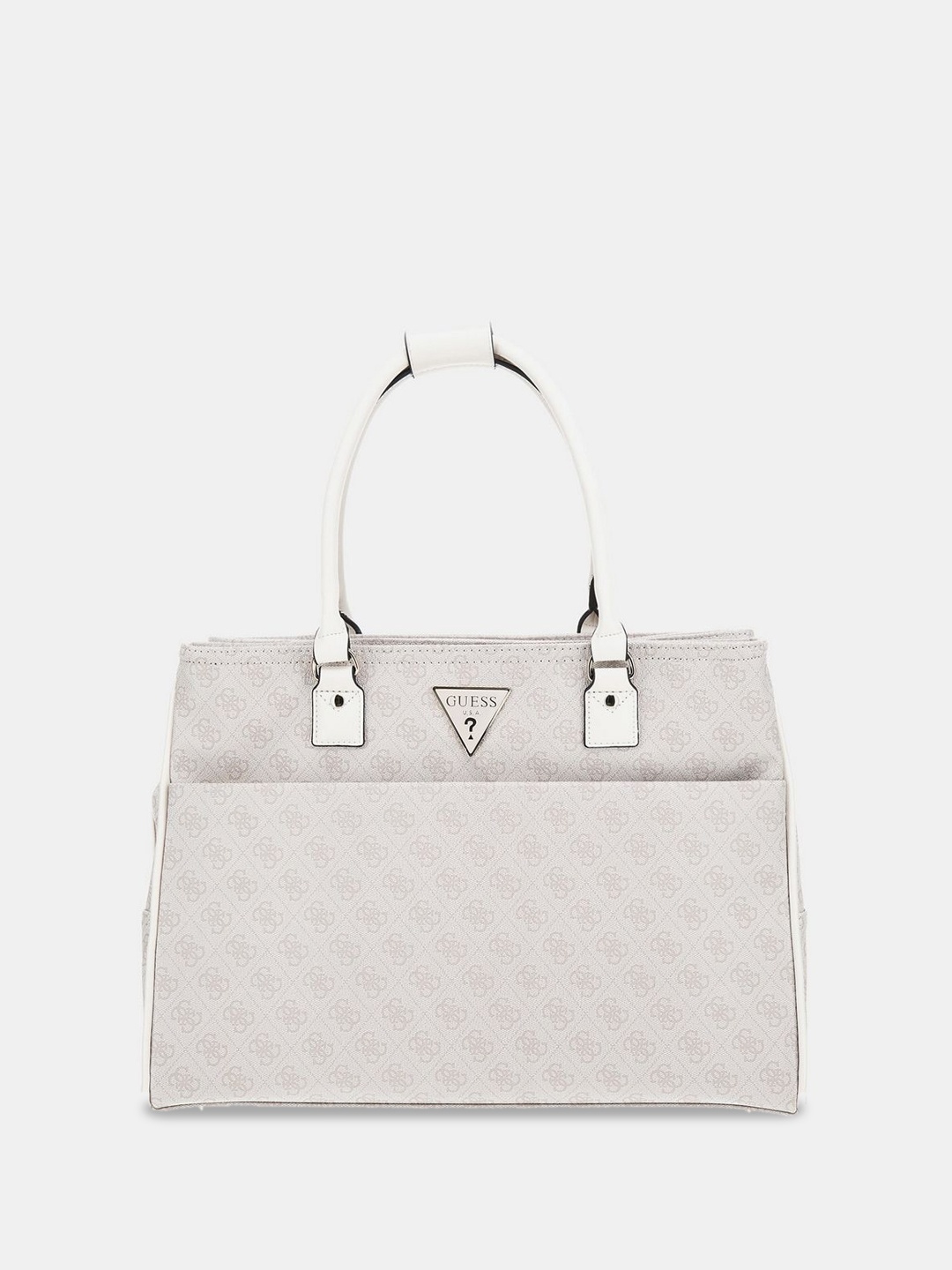 

GUESS PU Shopper Shoulder Bag, Grey