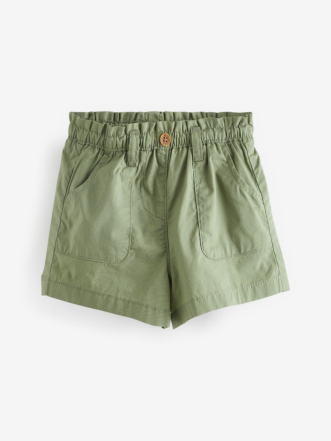 

NEXT Infants Girls Shorts, Olive