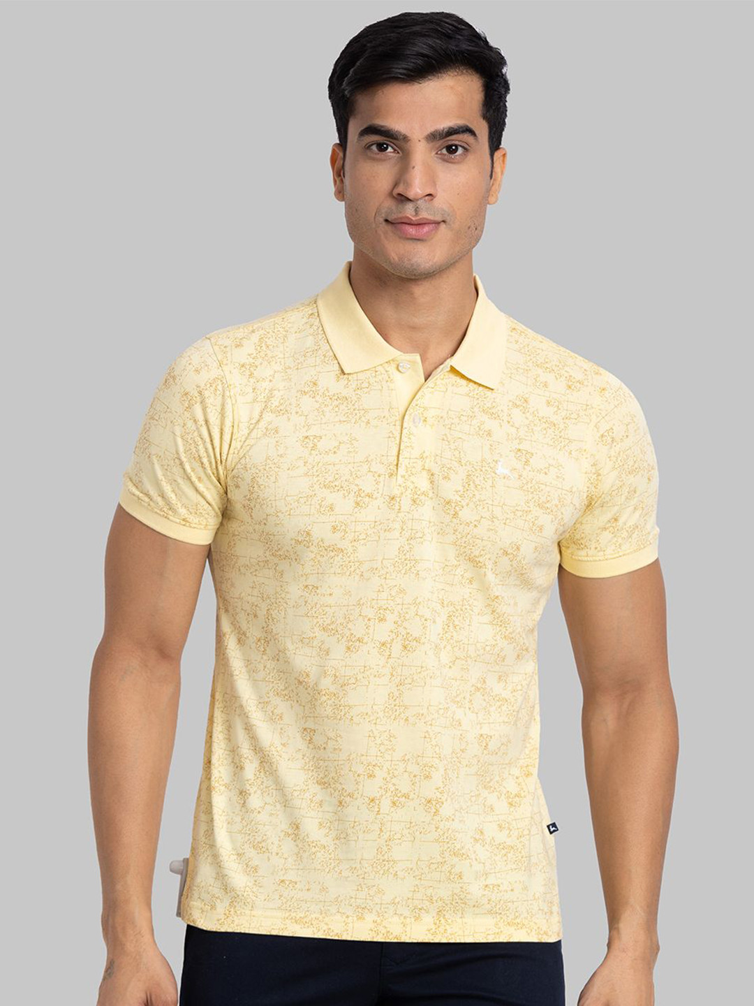 

Parx Men Polo Collar T-shirt, Yellow