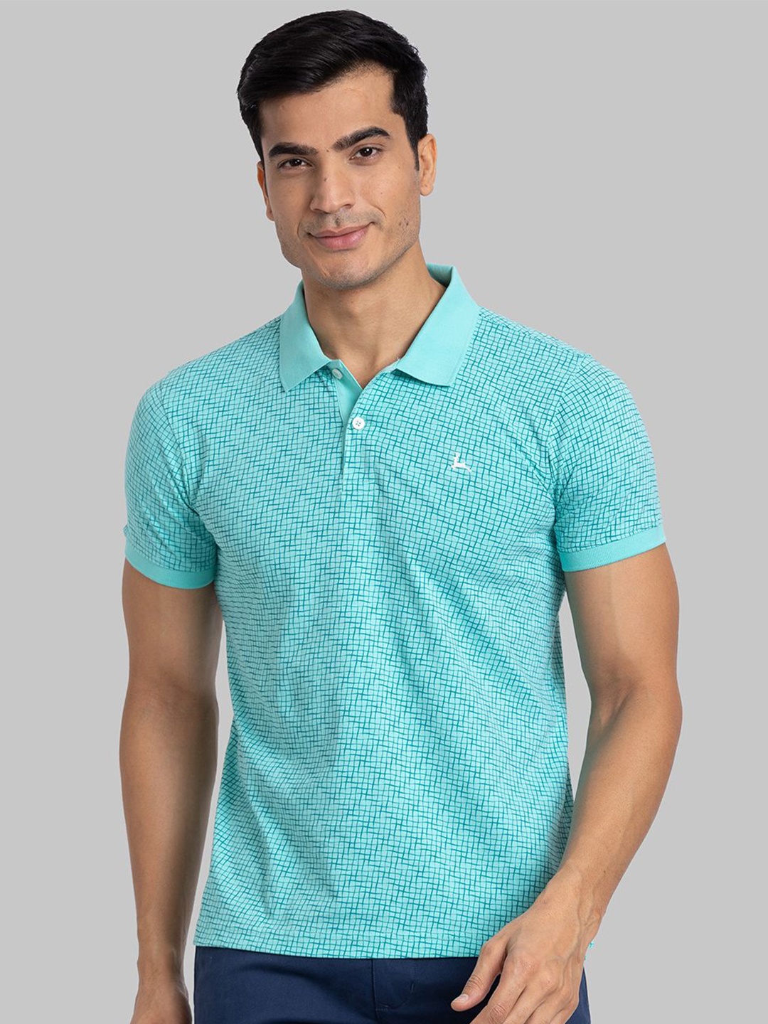 

Parx Men Polo Collar Pockets T-shirt, Green