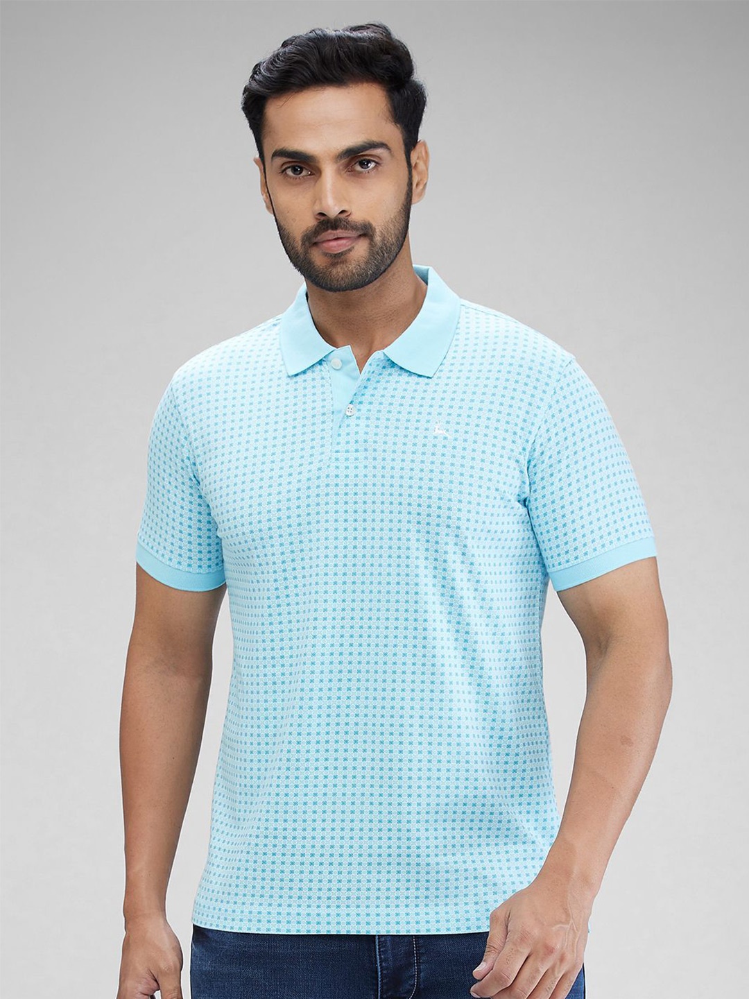 

Parx Men Polo Collar Pockets T-shirt, Blue