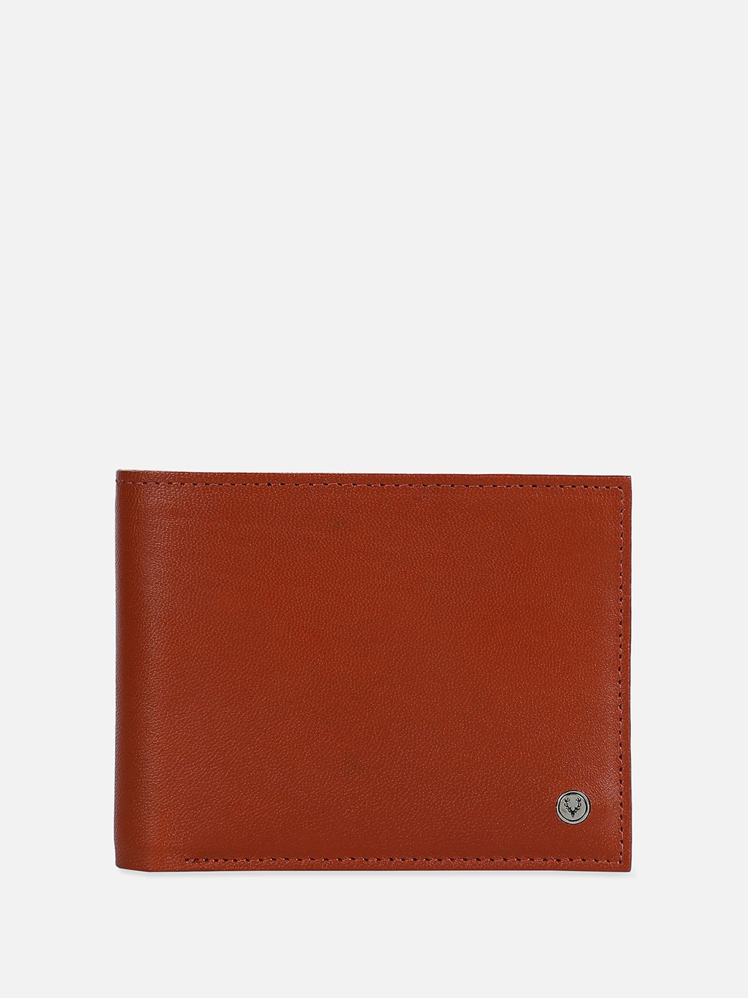 

Allen Solly Men Leather Two Fold Wallet, Brown