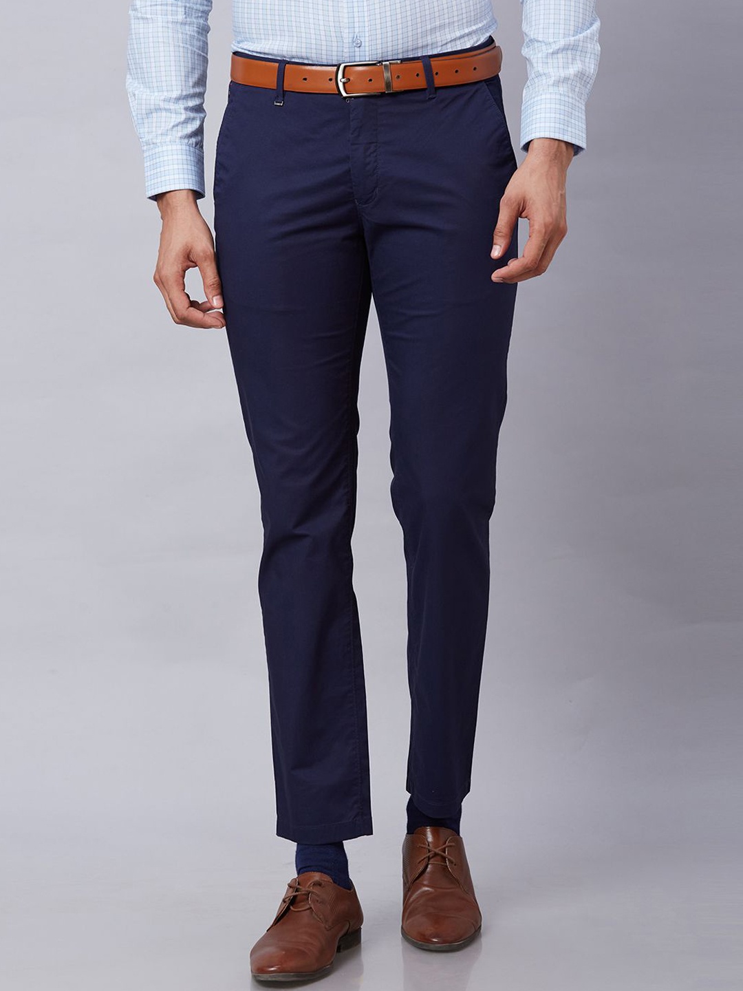 

Raymond Contemporary Fit Formal Trouser, Blue