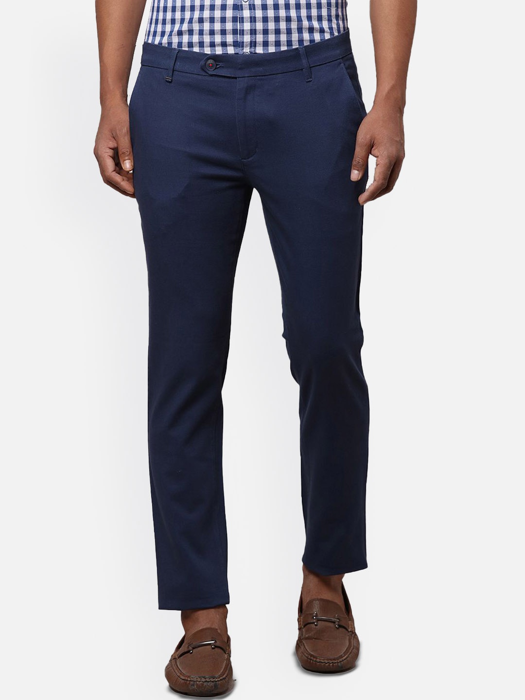 

Raymond Mid-Rise Contemporary-Fit Trouser, Blue