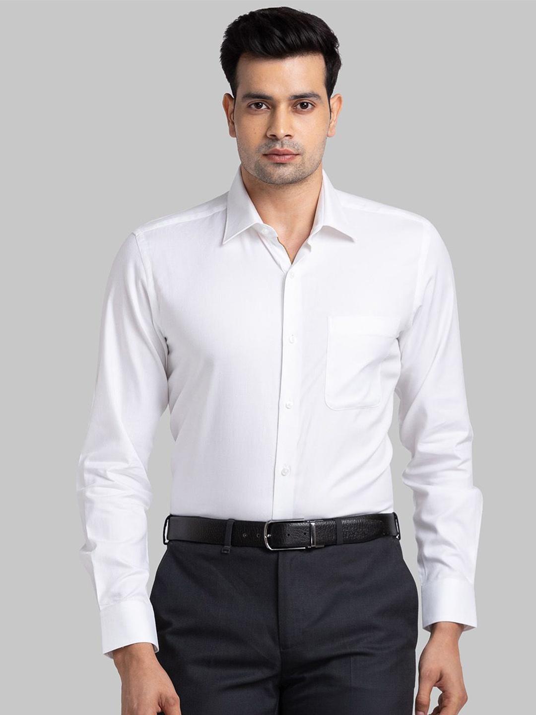 

Raymond Pure Cotton Slim Fit Formal Shirt, White