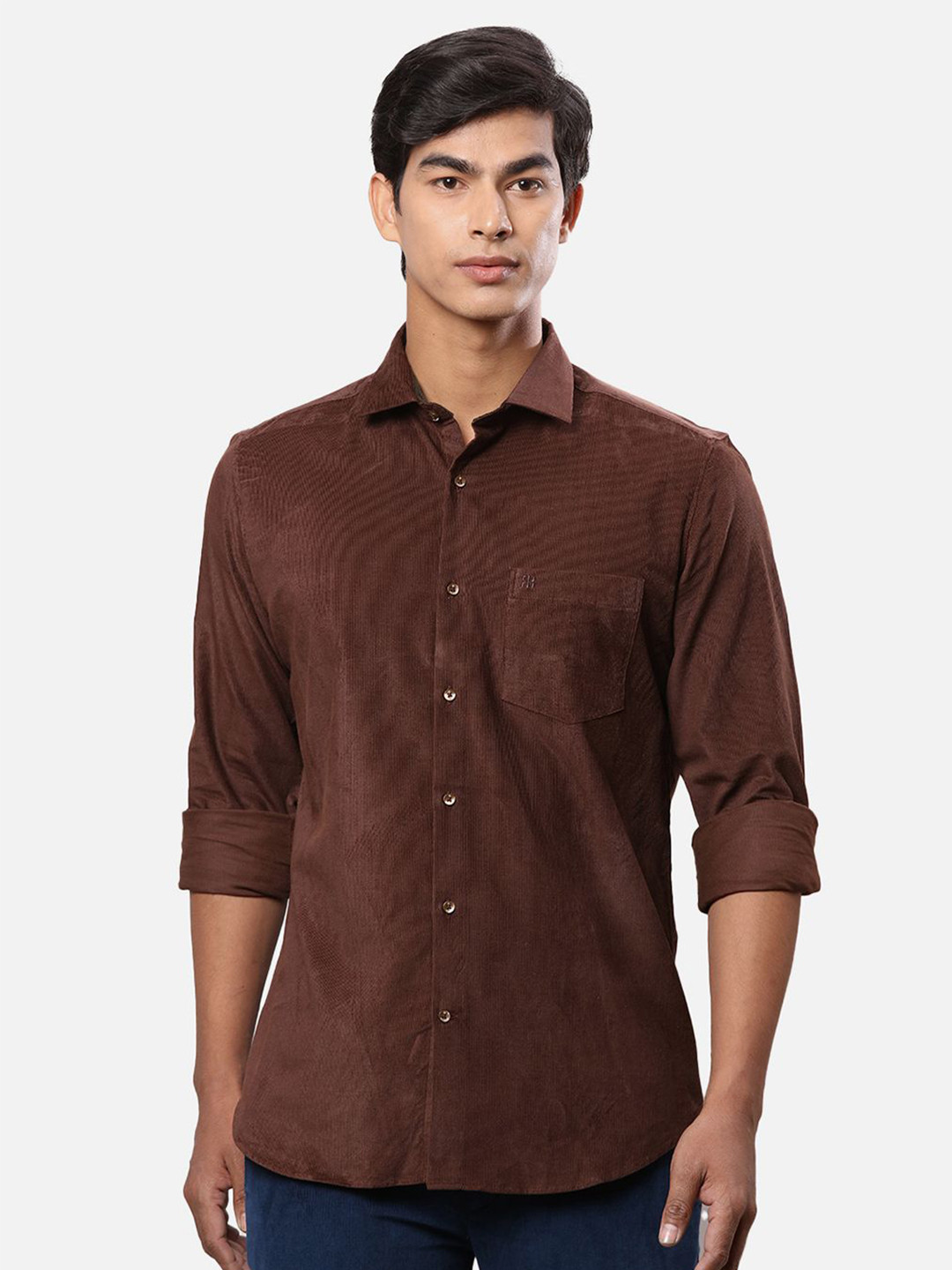 

Raymond Contemporary Fit Shirts, Brown