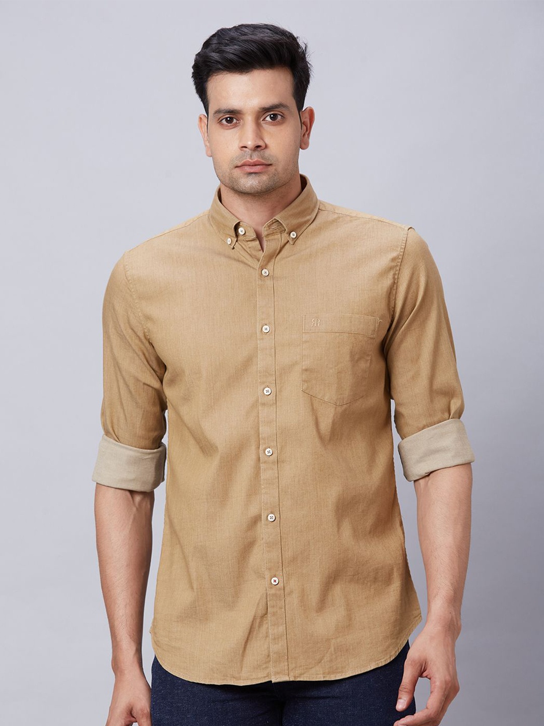 

Raymond Pure Cotton Long Sleeves Shirt, Yellow