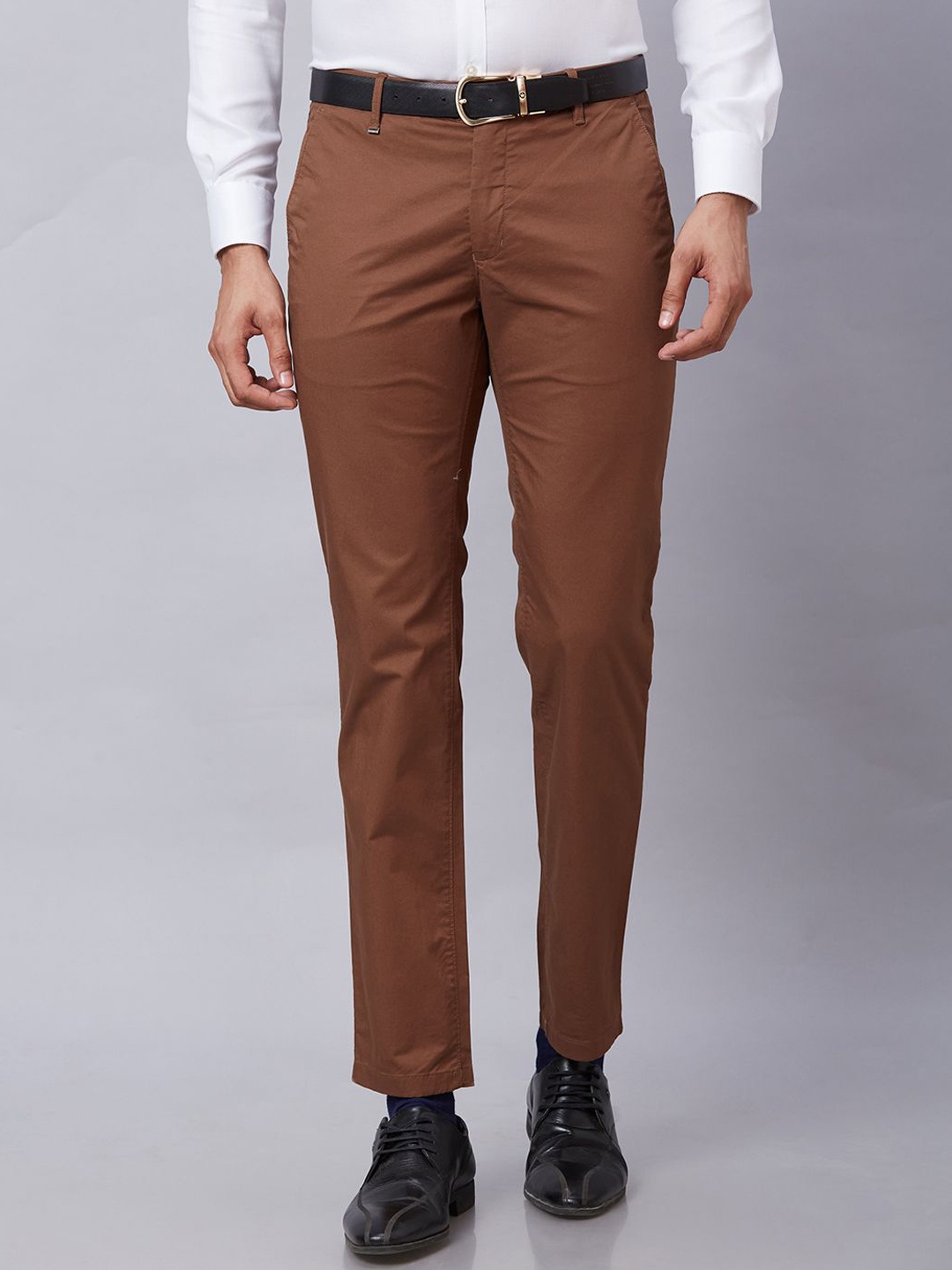 

Raymond Contemporary Fit Trousers, Brown