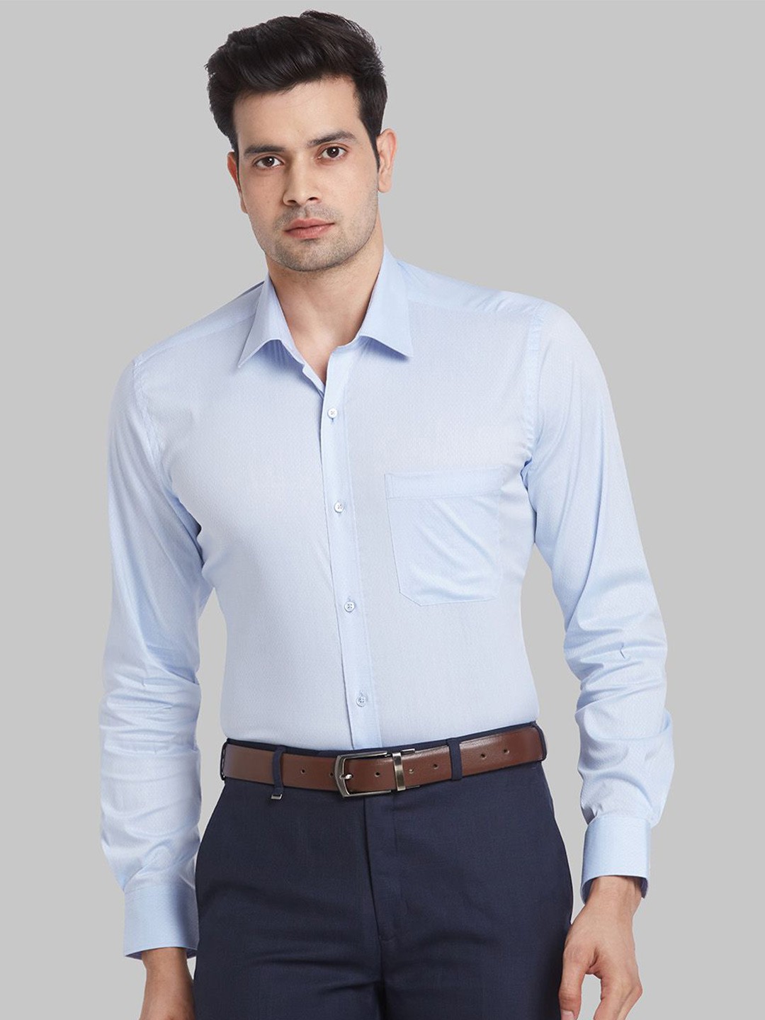 

Raymond Self Designed Contemporary-Fit Formal Shirt, Blue