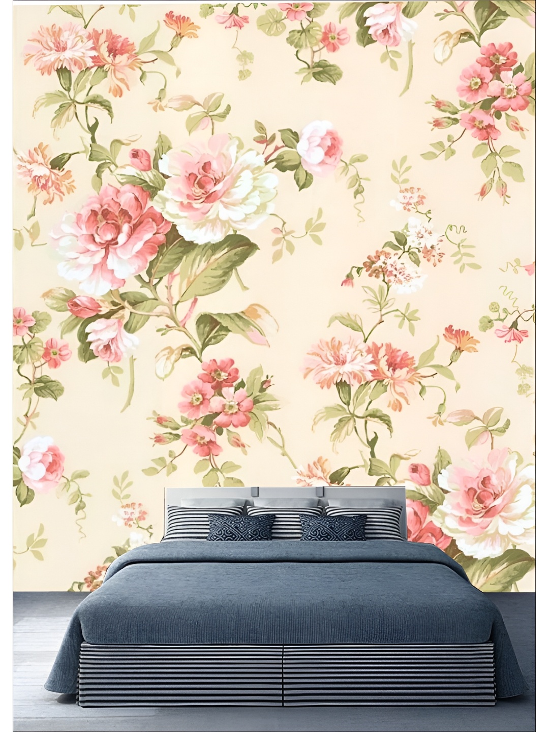 

Aura Beige & Green 3D Printed Self Adhesive Wall Sticker