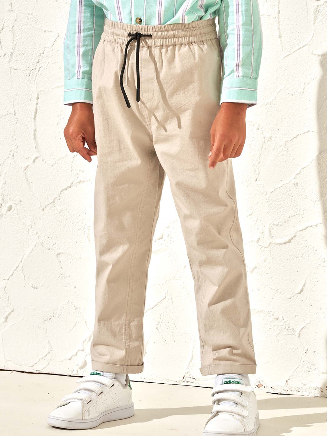 

Angel & Rocket Boys Slim Fit Chinos Trousers, Beige