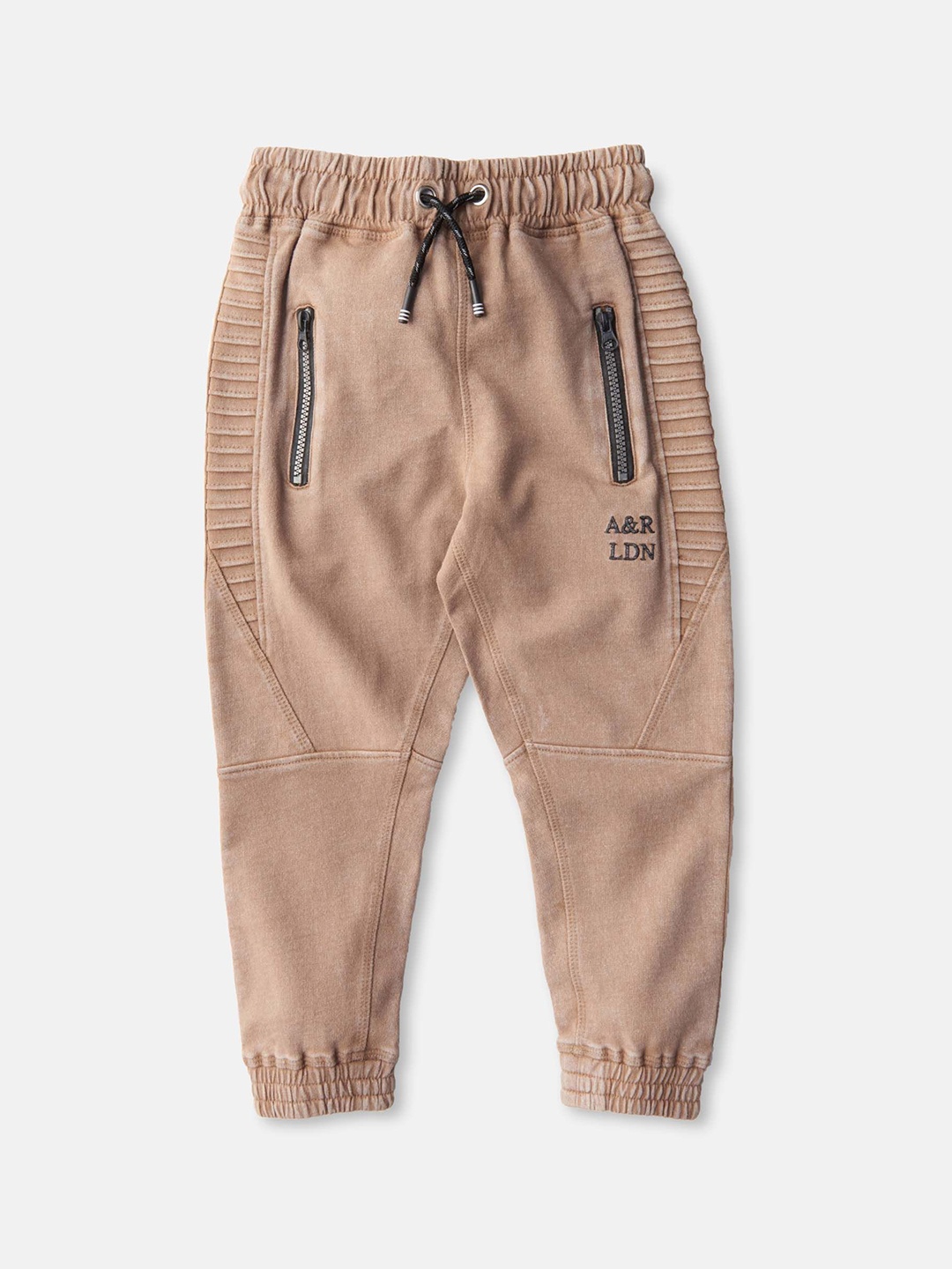 

Angel & Rocket Boys Slim Fit Joggers Trousers, Beige