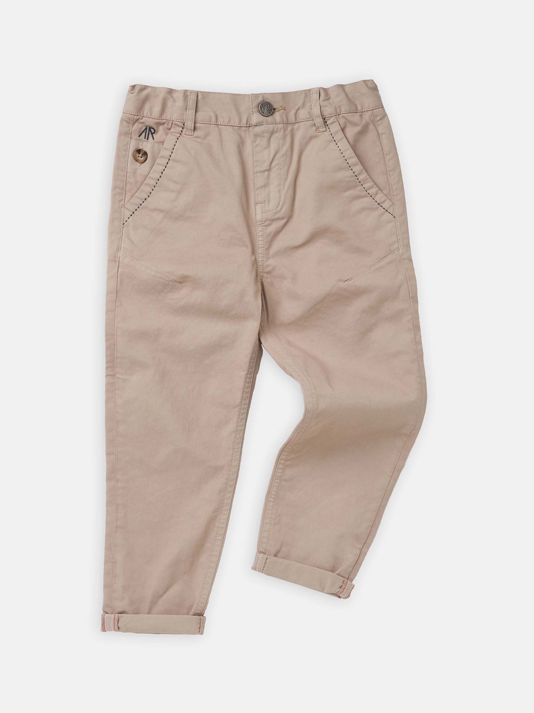 

Angel & Rocket Boys Slim Fit Chinos Trousers, Beige