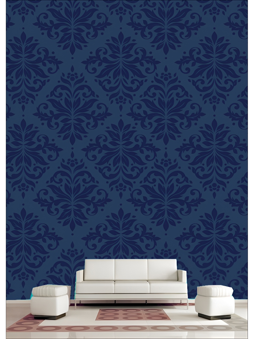 

Aura Blue Printed Self Adhesive Wall Sticker