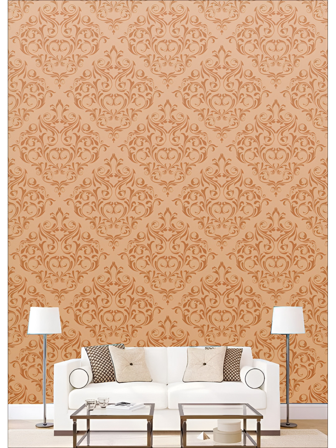 

Aura Brown Printed Self-Adhesive Wall Sicker Wallpaper