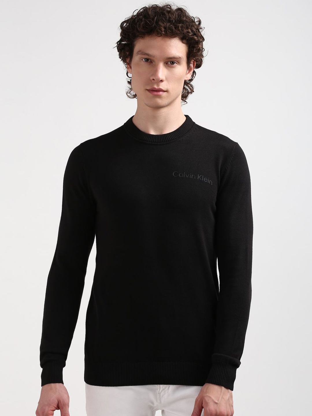 

Calvin Klein Jeans Men Pullover, Black