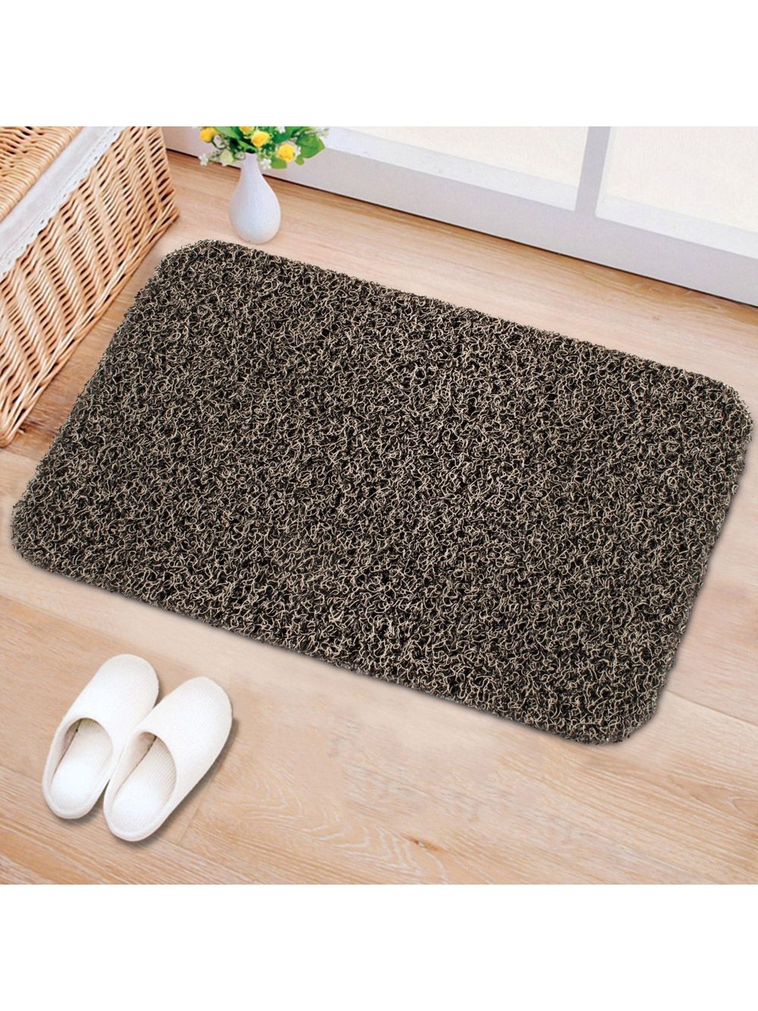 

Freelance Black Textured Anti skid Doormats