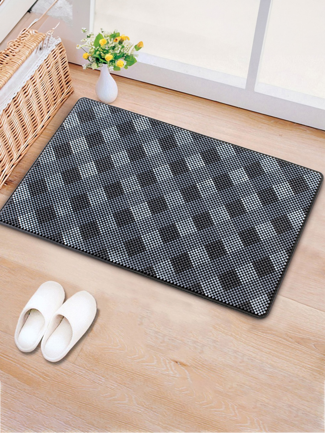 

Freelance Brown Striped Anti-Skid Doormat - 2300 GSM