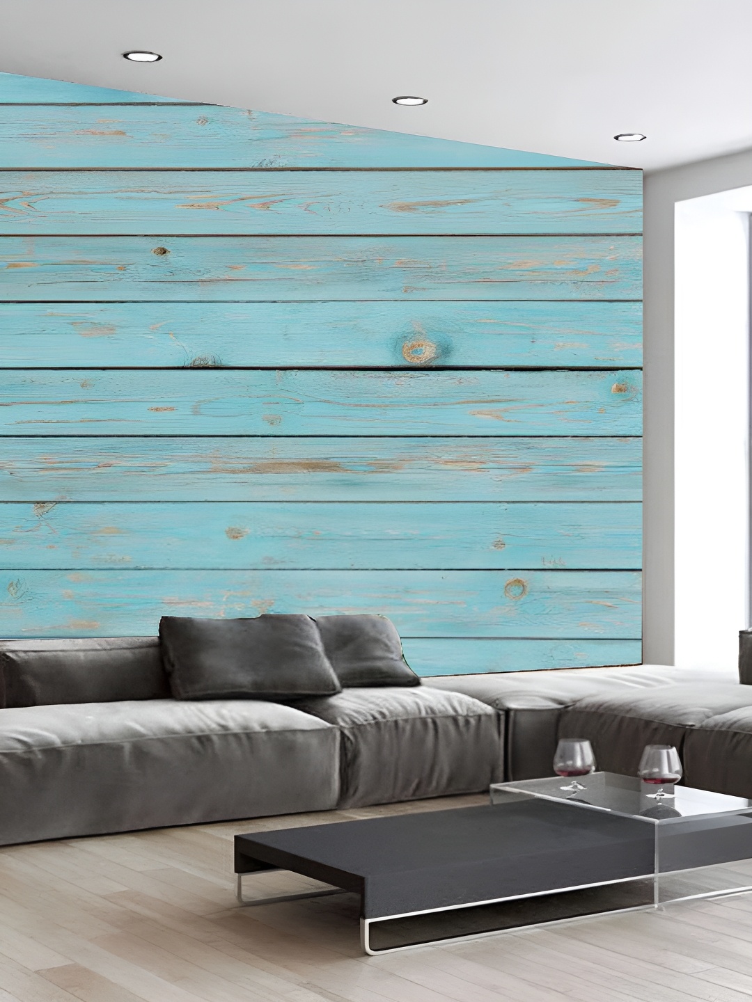 

Aura Blue Printed Self Adhesive Wall Sticker