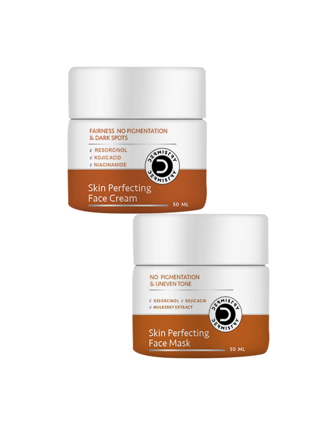 

Vigini Dermistry Skin Perfecting Face Cream & Face Mask - 50ml Each, White