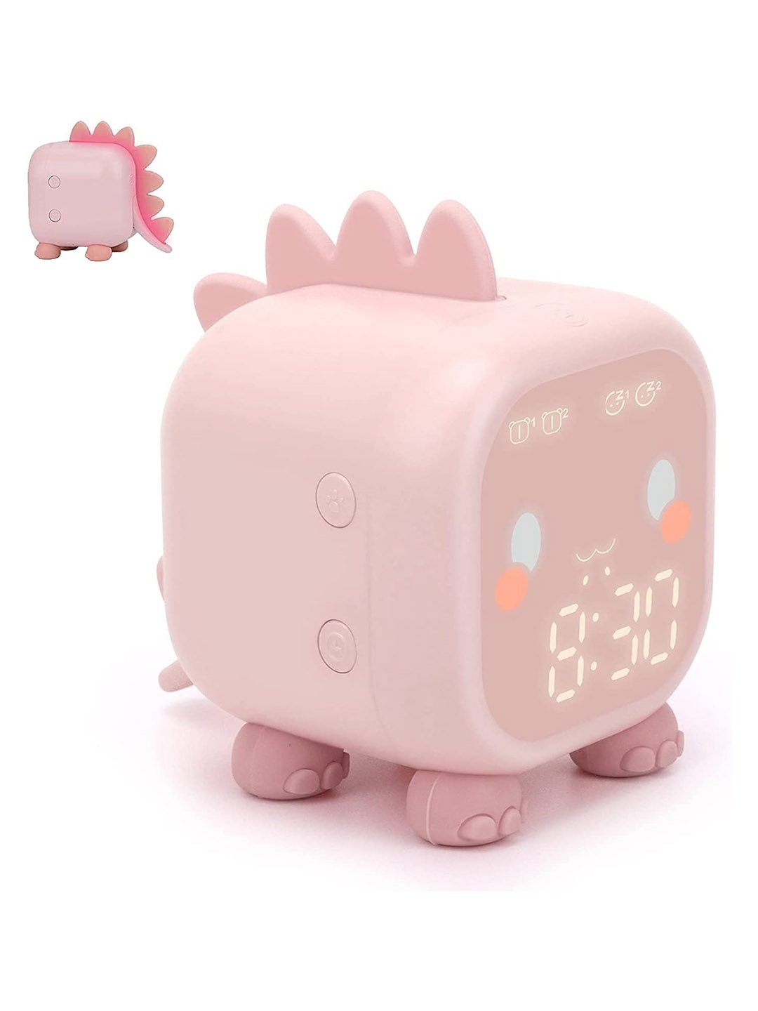 

SHOPPOFOBIX Pink Printed Digital Contemporary Alarm Clock
