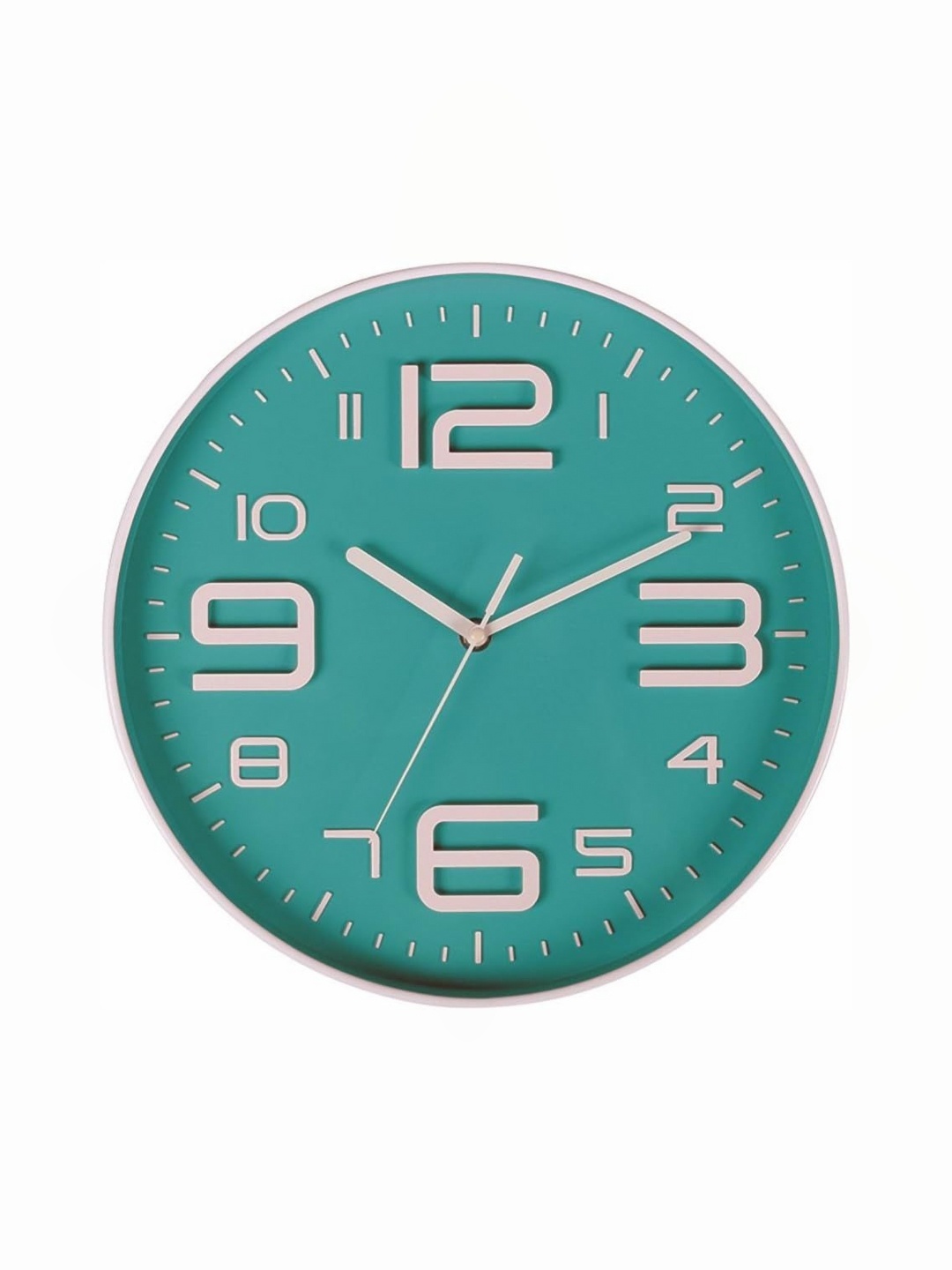 

SHOPPOFOBIX Blue & White Contemporary Wall Clock
