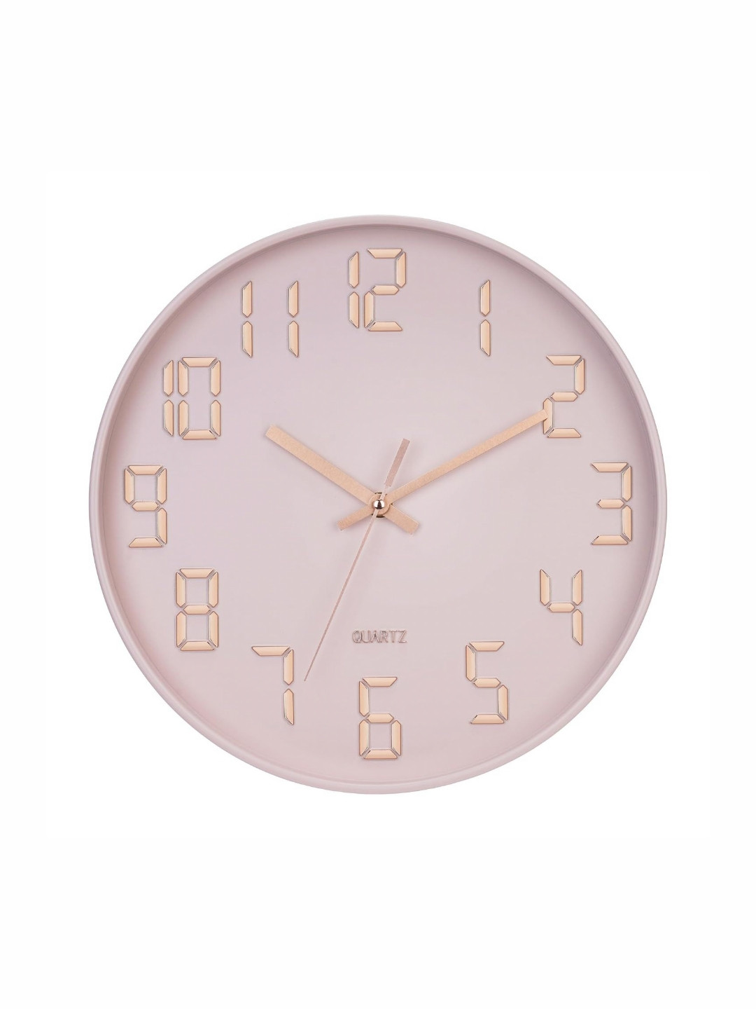 

SHOPPOFOBIX Pink Contemporary Wall Clock