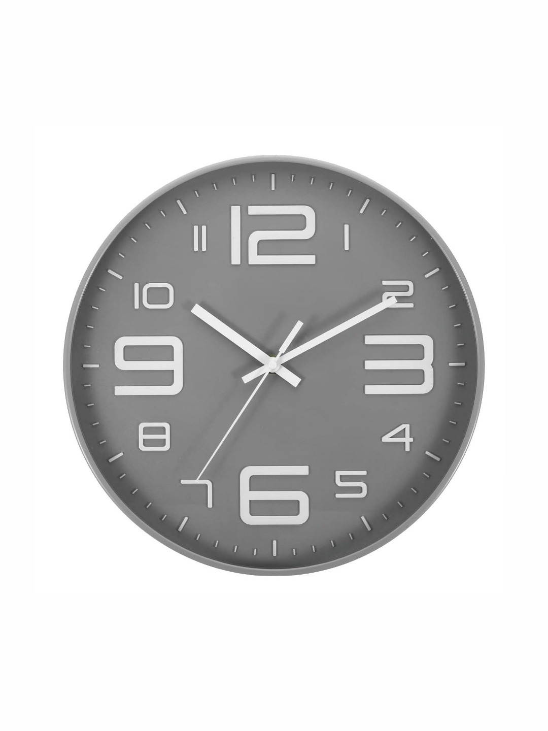 

SHOPPOFOBIX Grey Analogue Contemporary Wall Clock